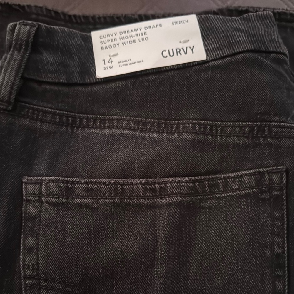 American Eagle Outfitters Black Relaxed Jeans